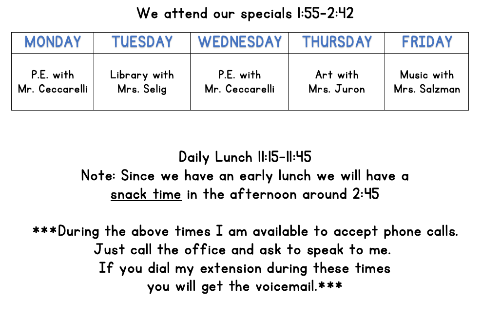 Specials